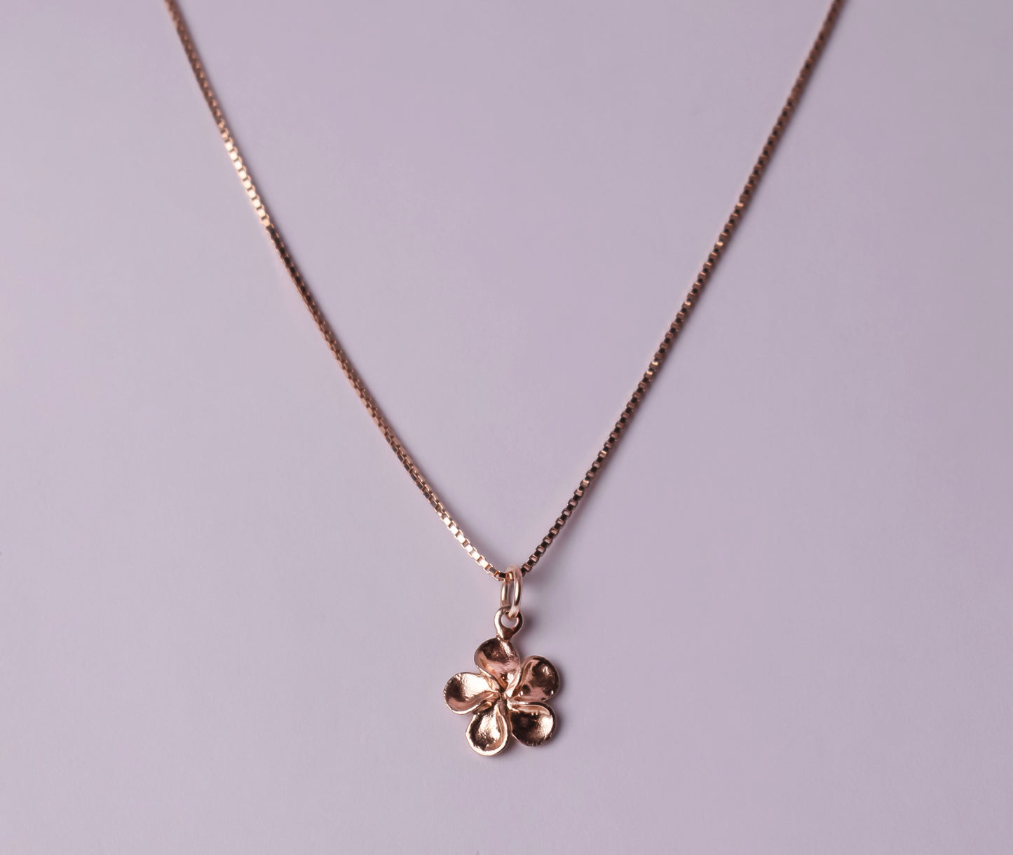 Plam rose gold Pendant