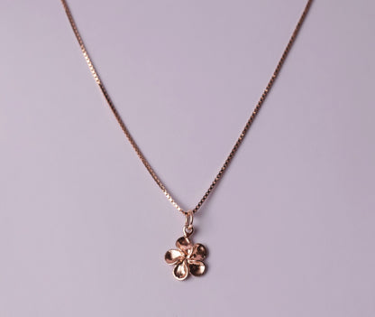 Plam rose gold Pendant